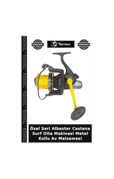 Özel Seri Albastar Castana Surf Olta Makinesi Metal Kollu Av Malzemesi 6500 Özel Seri Albastar Castana Surf Olta Makinesi Metal Kollu Av Malzemesi 6500
