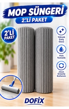 Dofix 2'li Mikrofiber Sünger Seti