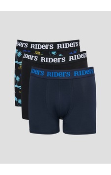 Riders By Lee Regular Fit Çok Renkli Erkek 3'lü Boxer L0039854-900 Riders By Lee Regular Fit Çok Renkli Erkek 3'lü Boxer L0039854-900