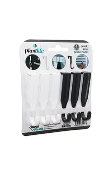 Plastlife Kp-161 Pratik Plastik Askı 6 Adet Tek Kollu Tak Çıkar Çok Amaçlı Diğer