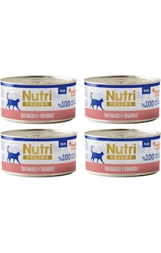 Nutri Feline Ton Balıklı Ve Somonlu Pate Tahılsız Yetişkin Kedi Konservesi 70 G X 4 Adet Nutri Feline Ton Balıklı Ve Somonlu Pate Tahılsız Yetişkin Kedi Konservesi 70 G X 4 Adet