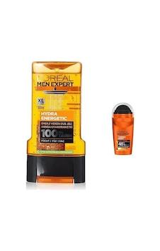 L'oréal Paris Men Expert Hydra Energetic Taurin İçeren Duş Jeli 300 Ml + L'oréal Paris Men Expert Thermic Resist Anti Perspirant Roll-on Deodorant 50 Ml