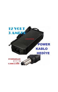 Ledler İçin Isınmaz Adaptör 12 Volt 3 Amp Ledler İçin Isınmaz Adaptör 12 Volt 3 Amp