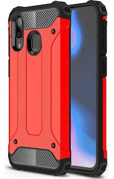 Kilifone - Xiaomi Uyumlu Redmi Note 7 - Kılıf Çift Katman Zırh Tank Crash Military Kapak - Kırmızı Kilifone - Xiaomi Uyumlu Redmi Note 7 - Kılıf Çift Katman Zırh Tank Crash Military Kapak - Kırmızı
