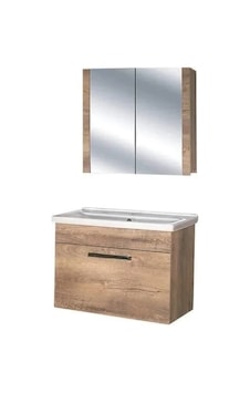 80 Cm Mdf Lale Banyo Dolabı Mdf Antrasit 80 Cm Mdf Lale Banyo Dolabı Mdf Antrasit