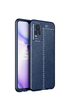 Zore Vivo V21e Kılıf Omsy Niss Silikon Kapak - Lacivert Zore Vivo V21e Kılıf Omsy Niss Silikon Kapak - Lacivert