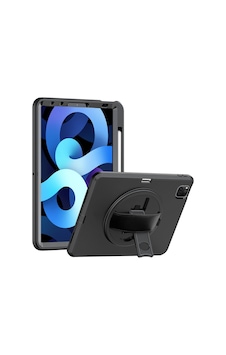 Tablet Tutucu Apple İpad Pro 11 2018 Kılıf Hand Strap Tablet Kılıfı - Siyah Tablet Tutucu Apple İpad Pro 11 2018 Kılıf Hand Strap Tablet Kılıfı - Siyah