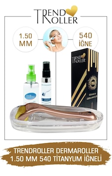 Trendroller Dermaroller 1.50mm Titanyum 540 Iğne Orijinal Derma R Trendroller Dermaroller 1.50mm Titanyum 540 Iğne Orijinal Derma R
