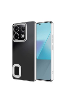 Noktaks Xiaomi Uyumlu Redmi Note 13 4g Kılıf Kamera Korumalı Logo Gösteren Omega Kapak Gümüş Noktaks Xiaomi Uyumlu Redmi Note 13 4g Kılıf Kamera Korumalı Logo Gösteren Omega Kapak Gümüş