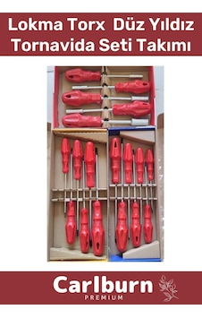 Premium Dayanıklı Ev İş Tamirat Tadilat Vida Lokma Torx Düz Yıldız Tornavida Seti Takımı Premium Dayanıklı Ev İş Tamirat Tadilat Vida Lokma Torx Düz Yıldız Tornavida Seti Takımı