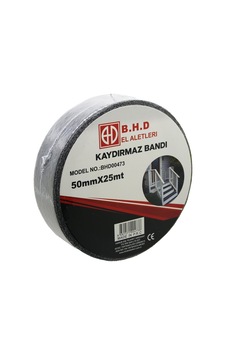 B.h.d Bhd-00473 Kaydırmaz Bant 50mm X 25mt Siyah Bandı