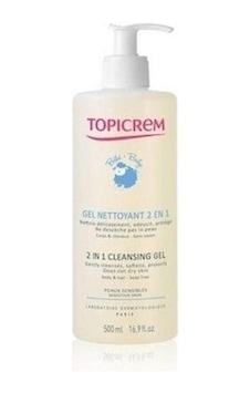 Topicrem 2 In 1 Cleansing Gel 500 ml