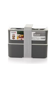 Lunch Box Beslenme Kabı 675 Ml 2 Katlı Gri Lunch Box Beslenme Kabı 675 Ml 2 Katlı Gri
