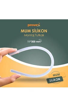 Mum Silikon Kalın 11mm 30cm 1kg 30 Adet