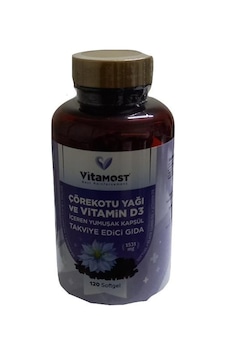 Vitamost Çörek Otu Yağı 120 Soft Gel Kapsul Vitamost Çörek Otu Yağı 120 Soft Gel Kapsul