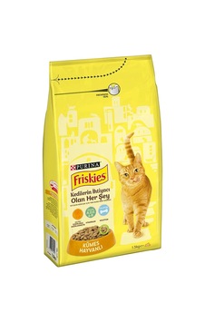 2 Adet Friskies Tavuklu Yetişkin Kuru Kedi Maması 1,5 Kg