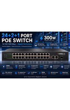 24+2+1 Sfp Poe Switch 10/100/1000mbps 300w Gigabit 24+2+1 Sfp Poe Switch 10/100/1000mbps 300w Gigabit