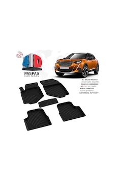 Peugeot 2008 4d Araca Özel Havuzlu Kauçuk Paspas 2019 Ve Üzeri
