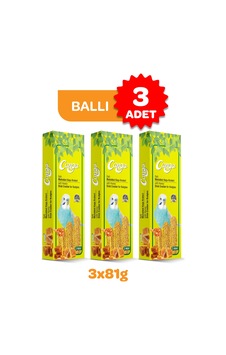 Cango Muhabbet Kuşu Krakeri Ballı 81gr 3lü Cango Muhabbet Kuşu Krakeri Ballı 81gr 3lü
