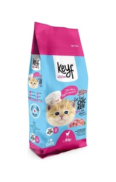 Keyf Tavuklu Yavru Kedi Maması 15 KG Keyf Tavuklu Yavru Kedi Maması 15 KG