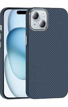 Apple Uyumlu iPhone 15 Kılıf M-safe Şarj Özellikli Karbon Fiber Görünümlü Zore Gros Kapak Çok Renkli