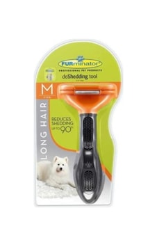 Furminator Longhair Dog Uzun Tüylü Köpekler için Tarak Medium Furminator Longhair Dog Uzun Tüylü Köpekler için Tarak Medium
