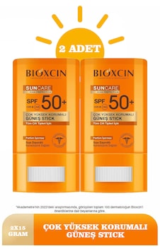 Bioxcin Sun Care Çok Yüksek Korumalı Stick Güneş Kremi SPF50+ 2 x 15 G Bioxcin Sun Care Çok Yüksek Korumalı Stick Güneş Kremi SPF50+ 2 x 15 G