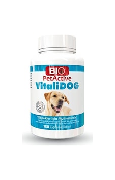 Bio Petactive Vitalidog Multivitamin Yavru Ve Yetişkin Köpek Vitamini 150 Tablet 75 G
