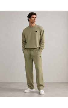 Stormwear Erkek Oversize Bisiklet Yaka Sweatshirt Bol Paça Eşofman Takımı - Yumuşak Doku Wide Leg İkili Takım Açık Haki Stormwear Erkek Oversize Bisiklet Yaka Sweatshirt Bol Paça Eşofman Takımı - Yumuşak Doku Wide Leg İkili Takım Açık Haki