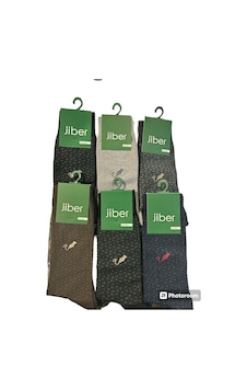 6'lı Paket Jiber Bambu Erkek Çorap 001 6'lı Paket Jiber Bambu Erkek Çorap 001