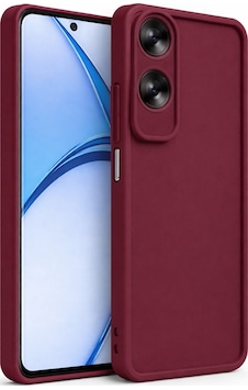 Oppo A60 4g Uyumlu Kamera Çıkıntılı Mat Silikon Telefon Kılıfı Bordo Oppo A60 4g Uyumlu Kamera Çıkıntılı Mat Silikon Telefon Kılıfı Bordo