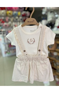 Bibaby Organik Etek Suit Butterfly Feeling Ekru - Bej Bibaby Organik Etek Suit Butterfly Feeling Ekru - Bej