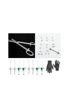20 Parça Mini Pıercıng Set - Daneil Mario Piercing Set Beyaz 20 Parça Mini Pıercıng Set - Daneil Mario Piercing Set Beyaz
