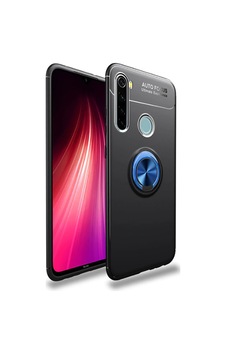 Xiaomi Redmi Note 8 Kılıf Zore Ravel Silikon Kapak Siyah-Mavi Xiaomi Redmi Note 8 Kılıf Zore Ravel Silikon Kapak Siyah-Mavi