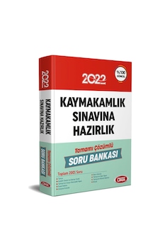 Kaymakamlık Sınavına Hazırlık Tamamı Çözümlü Soru Bankası Kaymakamlık Sınavına Hazırlık Tamamı Çözümlü Soru Bankası