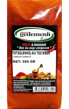 Gedemenli Tütsülenmiş Acı Toz Biber 500 G Gedemenli Tütsülenmiş Acı Toz Biber 500 G