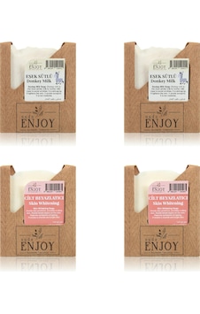 Suds Enjoy Doğal Eşek Sütlü Sabun 100 G 2'li + Cilt Beyazlatıcı Sabun 100 G 2'li Suds Enjoy Doğal Eşek Sütlü Sabun 100 G 2'li + Cilt Beyazlatıcı Sabun 100 G 2'li