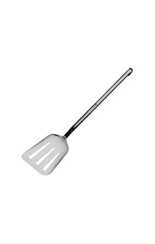 Sanayi Tipi Delikli, Puntalı Servis Spatulası 35 Cm Gri
