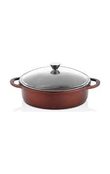 Falez Sedef 24 CM Döküm Karnıyarık Tencere Sdf1005 Falez Sedef 24 CM Döküm Karnıyarık Tencere Sdf1005