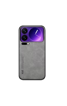 Microcase Xiaomi 17 Pro Deri Kaplama Kılıf Al4970 Gri Microcase Xiaomi 17 Pro Deri Kaplama Kılıf Al4970 Gri
