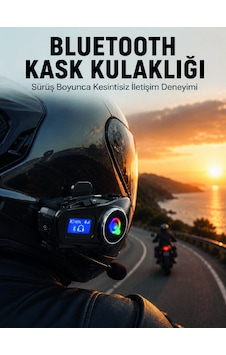 Northcity Su Geçirmez Bluetooth 5.3 Kask Kulaklığı 1000mah - Ip65, 500m Interkom, Led & Lcd Ekran Northcity Su Geçirmez Bluetooth 5.3 Kask Kulaklığı 1000mah - Ip65, 500m Interkom, Led & Lcd Ekran
