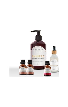 Concept Beauty Dökülme Karşıtı Şampuan 240 ML + Hair Loss Shot 2 x 20 ML + Constructive Shot 20 ML + Hair Activating Serum 50 ML Concept Beauty Dökülme Karşıtı Şampuan 240 ML + Hair Loss Shot 2 x 20 ML + Constructive Shot 20 ML + Hair Activating Serum 50 ML