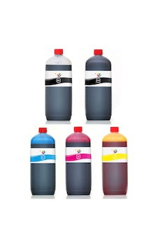 QC HP 364XL CB321A CB322A CB323A CB324A CB325A Kartuş Mürekkep Seti 1000ml 5 Renk