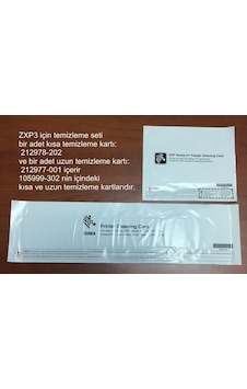 Zebra Zxp3 Series 3 Temizleme Kiti Temizlik Kartı Zebra Zebra Zxp3 Series 3 Temizleme Kiti Temizlik Kartı Zebra
