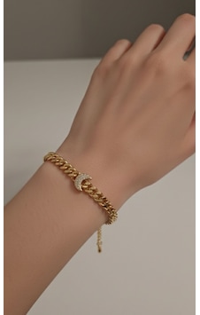 Kadın Xuping Hilal Detaylı Zirkon Taşlı Gurmet Bileklik 9207 Bronz Kadın Xuping Hilal Detaylı Zirkon Taşlı Gurmet Bileklik 9207 Bronz