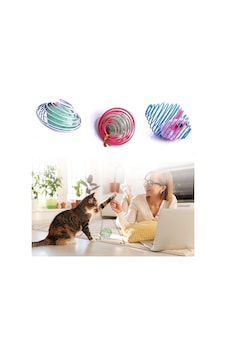 Bay Yaylı Metal Fareli Kafes Kedi Oyun Topu Sıçrayan Spiral Kedi Topu Bx40 Najmaddin Bay Yaylı Metal Fareli Kafes Kedi Oyun Topu Sıçrayan Spiral Kedi Topu Bx40 Najmaddin