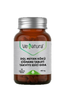 Venatura Dgl Meyan Kökü 90 Çiğneme Tableti Venatura Dgl Meyan Kökü 90 Çiğneme Tableti
