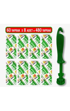Sera Tüy Toplayıcı 8'li Yedek Rulo + Aparat 480 Yaprak Sera Tüy Toplayıcı 8'li Yedek Rulo + Aparat 480 Yaprak
