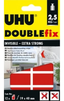 Uhu Double Fix Şeffaf Güçlü Montaj Şeridi Uhu45515 Uhu Double Fix Şeffaf Güçlü Montaj Şeridi Uhu45515