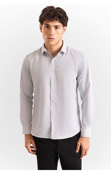 Süvari Gri Slim Klasik Yaka Düz Armürlü Cepsiz Düğmeli Uzun Kollu Casual Gömlek Sgm2008000018-s05 Süvari Gri Slim Klasik Yaka Düz Armürlü Cepsiz Düğmeli Uzun Kollu Casual Gömlek Sgm2008000018-s05